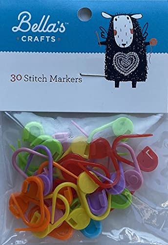 Bernat Blanket Extra Yarn, Jumbo Gauge #7, 2-Pack (Teal Dreams) Bundle with Bella's Crafts Stitch Markers