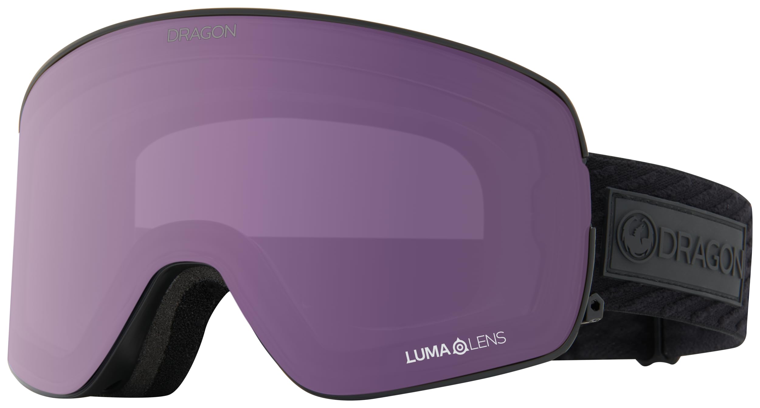 Dragon Unisex Snowgoggles NFX2 with Bonus Lens - Midnight with Lumalens Midnight + Lumalens Violet, Medium