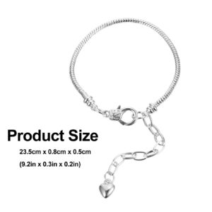 EXCEART 5pcs Snake Bone Chain Bracelet Snake Bone Chains Women Wrist Chains Fashionable Wrist Jewelry Wrist Decor Jewelry Accessory Lobster Clasp Bracelet Diy Bracelets Copper Bracelet