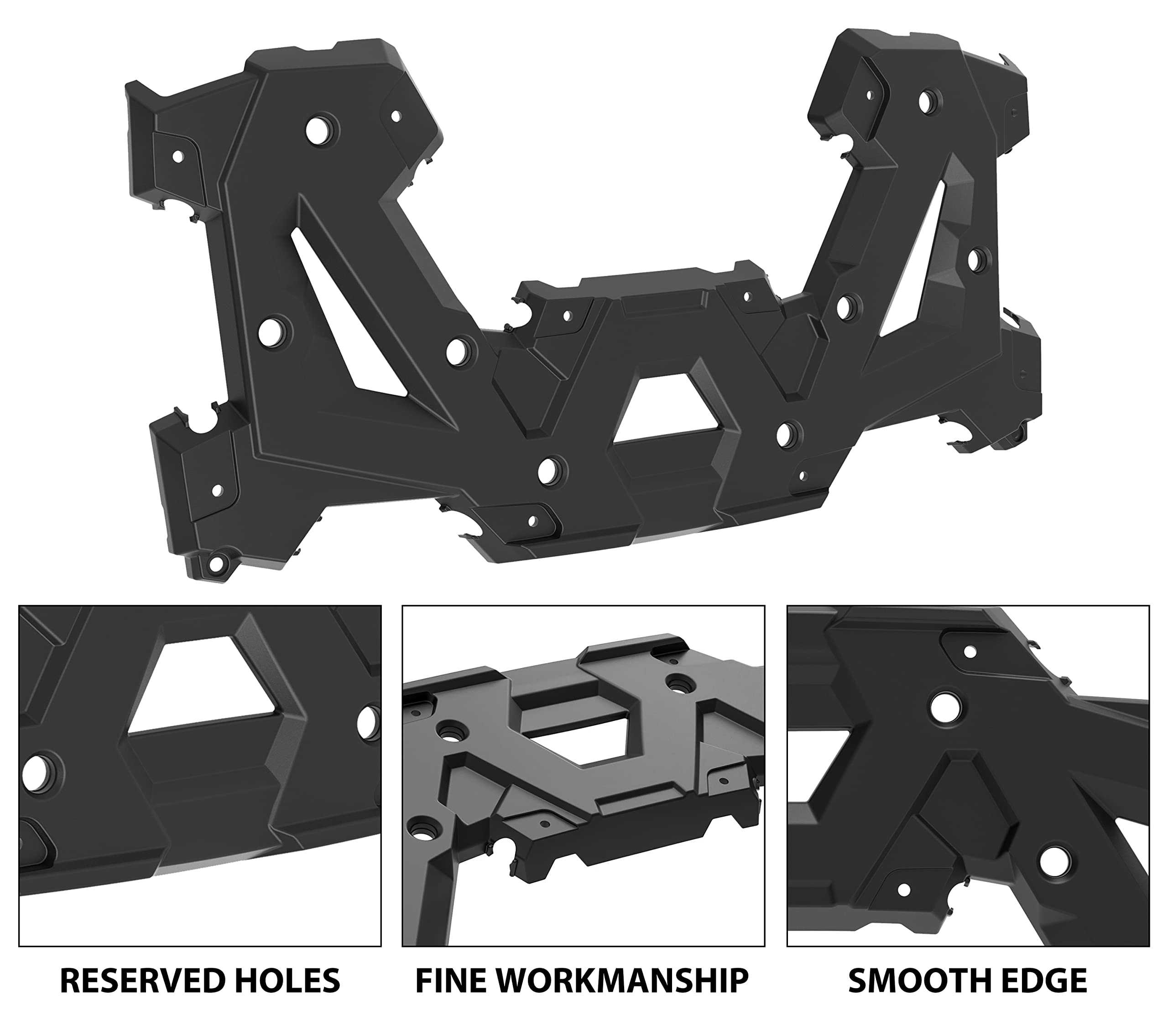 SAUTVS Rear Rack Back Rack Plastic Storage for Polaris Sportsman 570 2014-2020, Sportsman 450 2016-2020, Sportsman Touring 570 SP 2015-2021, Sportsman Touring 570 EFI 2014-2023, Replace# 2635059-070