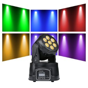 70w moving heads wash lights rgbw led stage light 9/14ch dmx light with professional spotlight for dj disco events wedding birthday party live show bar...