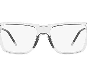 Oakley Men's Ox8028 Nxtlvl Square Prescription Eyewear Frames, Polished Clear/Demo Lens, 58 mm