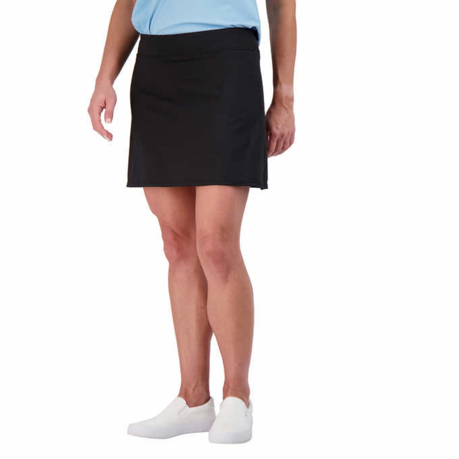 Colorado Clothing Tranquility Women's Everyday Casual Skirt | Gym/Golf/Tennis/Activewear/Athletic Short Skort (Solid Black, X-Large)