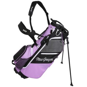 macgregor golf ladies vip 14 divider stand carry bag with full length dividers lilac/black