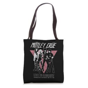 mötley crüe - vintage glendale tote bag