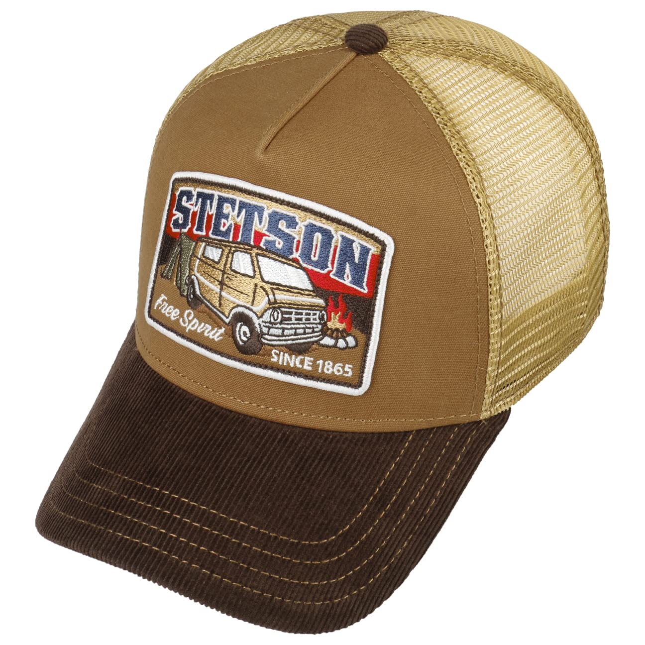 Stetson by The Campfire Trucker Cap Men Brown One Size