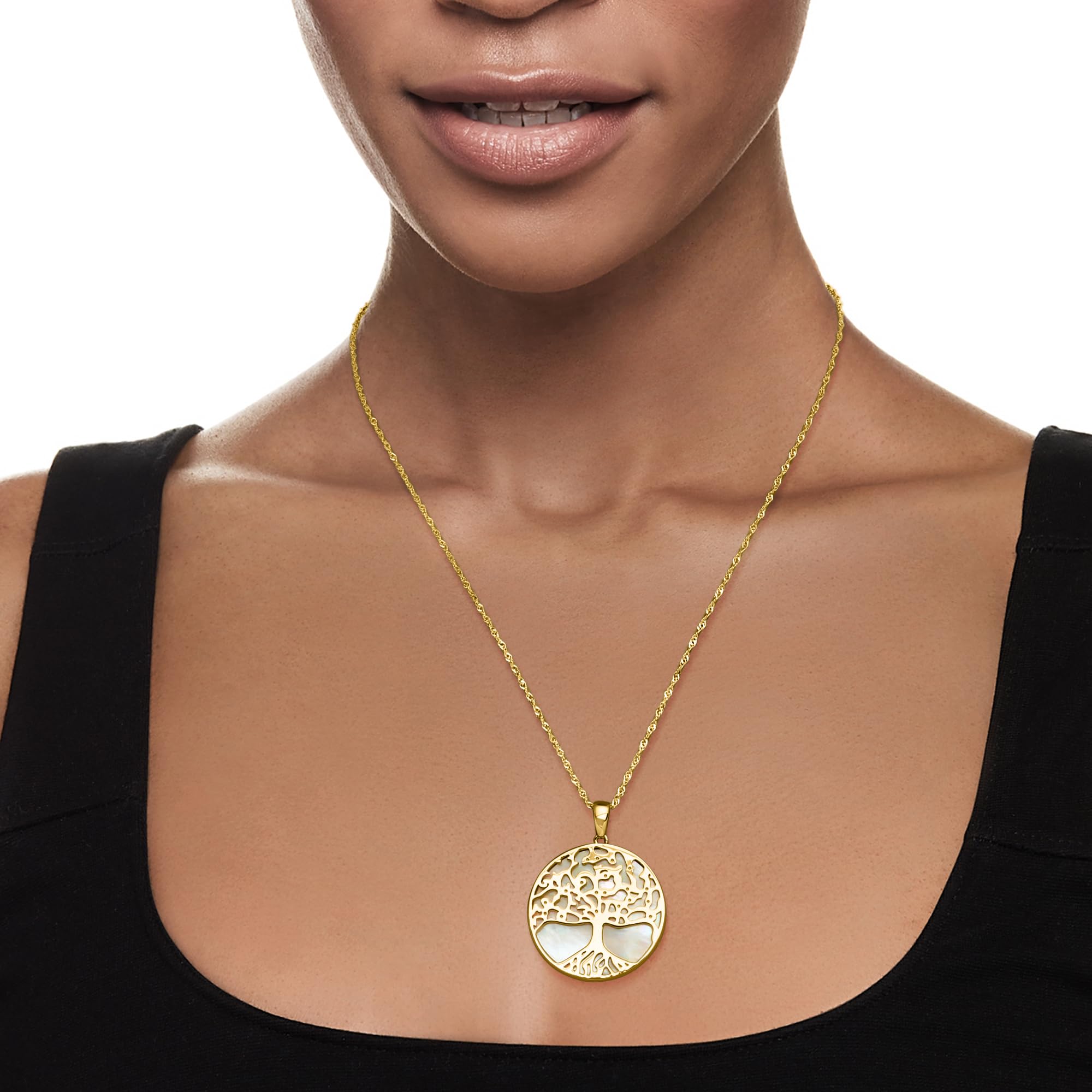 Ross-Simons Gemstone Tree of Life Necklace