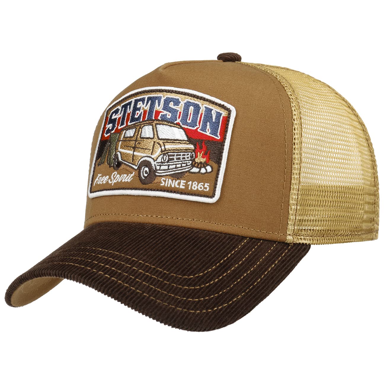 Stetson by The Campfire Trucker Cap Men Brown One Size