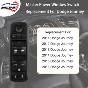 Master Power Window Switch | 8+13 PINS Check Required | Replacement for 2011-2016 Dodge Journey | Replaces# 68084001AD, 68084001AC, 68084001AB