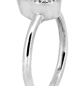 YoTreasure Moonstone Ring Solid 925 Sterling Silver Gemstone Jewelry