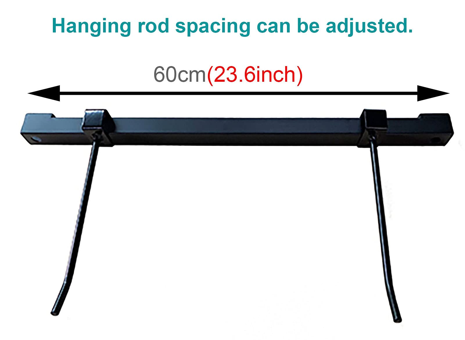 Yoga Mat Holder Black Wall Mount Yoga Mat Rack with Punch Tool, Modern Large Capacity Yoga Mat Holder for Gym/Fitness Class/Home/Yoga Studio, Heavy Duty Load 40 Kg