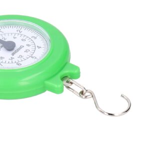 Fishing Scale, Hanging Hook Scales, 10kg Portable Practical Mini Fishing for Measuring Shopping Weight(Green)