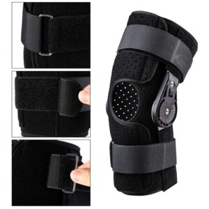 xjjy adjustable medical knee brace postoperative orthosis knee joint support ligament sport injury orthopedic splint after surgery,standard style,small