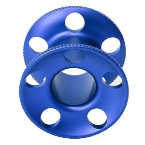 Empty Underwater Compact Size Finger Spool, Finger Spool Reel, Easy to Use Line Tool for Snorkeling Freediving(blue)