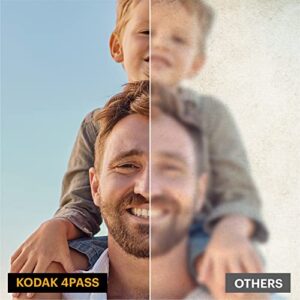 KODAK Mini 2 Retro 4PASS Portable Photo Printer (2.1x3.4 inches) Initial 8 Sheets + 60 Sheets + Gift Bundle, Black