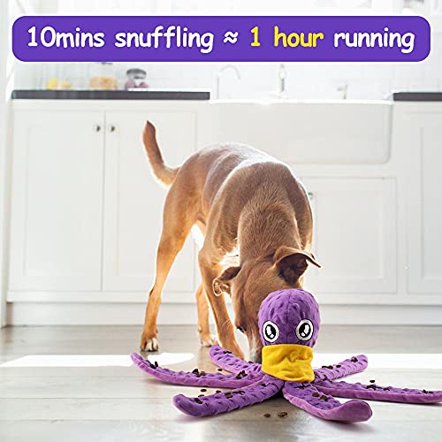 TOTARK Dog Snuffle Toy Dog Enrichment Toys, Dogs Puzzle Games Interactive Puppy Toys Chew Toys Slow Feeder Game for Boredom Treat Dispensing Toys Snuffle Dog Mat for Large Breed Medium and Small Dogs