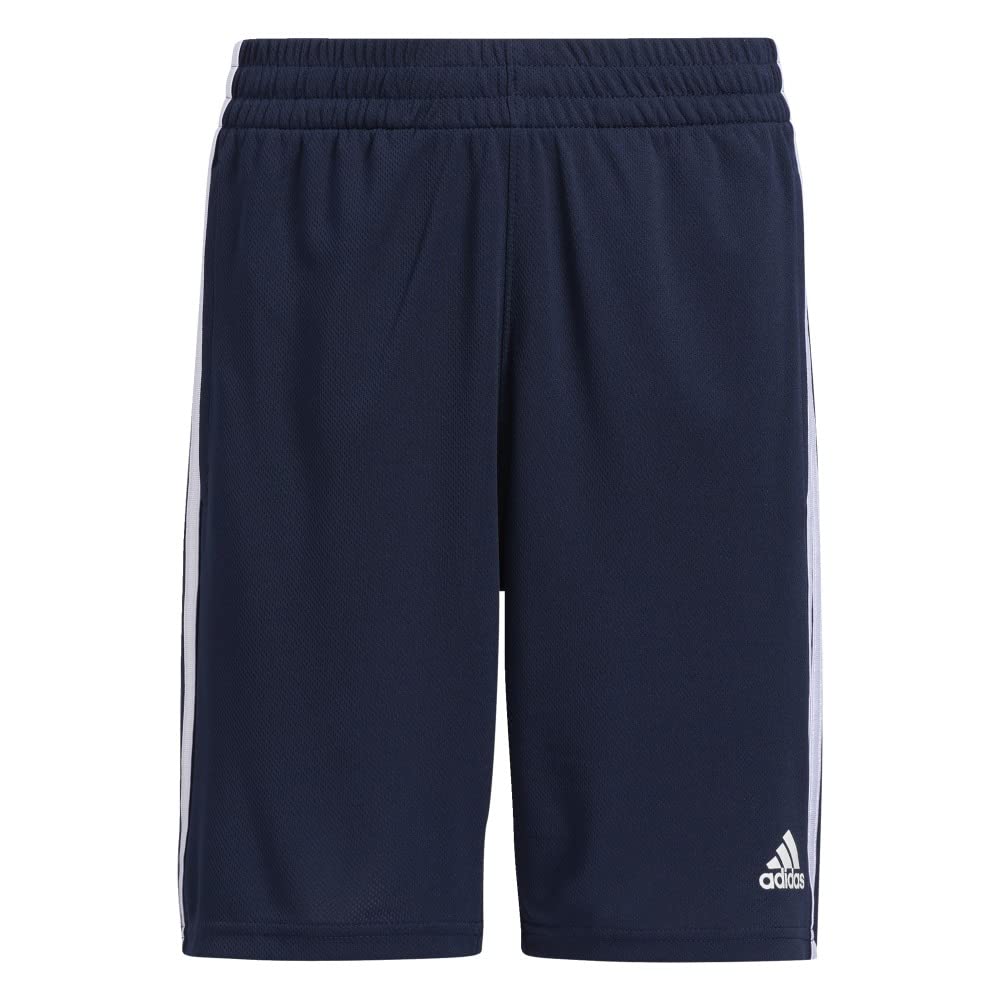 adidas boys Adi Clsic 3s Shorts, Collegiate Navy, Small US