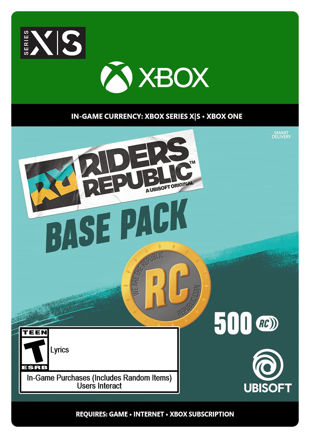 Riders Republic Coins Base Pack - 500 Credits - Xbox [Digital Code]