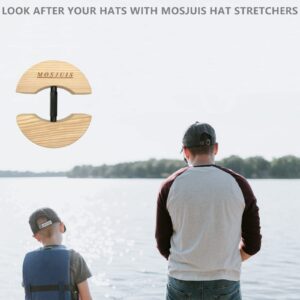 MOSJUIS Hat Stretcher Adjustable to All Hats Size Hat Stretchers for Fitted Hats Hat Shaper for Men Cowboy Hats Baseball Caps