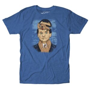 thechive bill murray groundhogs day phil and bill t-shirt (men, medium, blue)