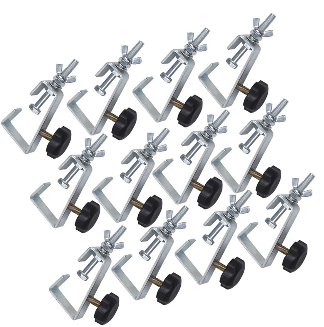 DJ Triangle Truss Extension Lighting System by GRIFFIN | Mounts on your Speaker Stands | Trussing Stage Kit for Smoke Machines & Dance Can Lights | C Clamps Mounting Brackets & Platform Hardware Set