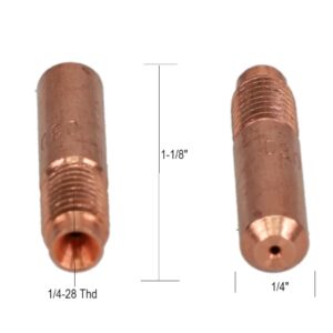 STARTECHWELD 000067 Mig Welding Contact Tips .030" 000-067 for Miller M10 M15 M25 M40 M100 Hobart H9 H10 MIG Weld Guns (Pack of 25)