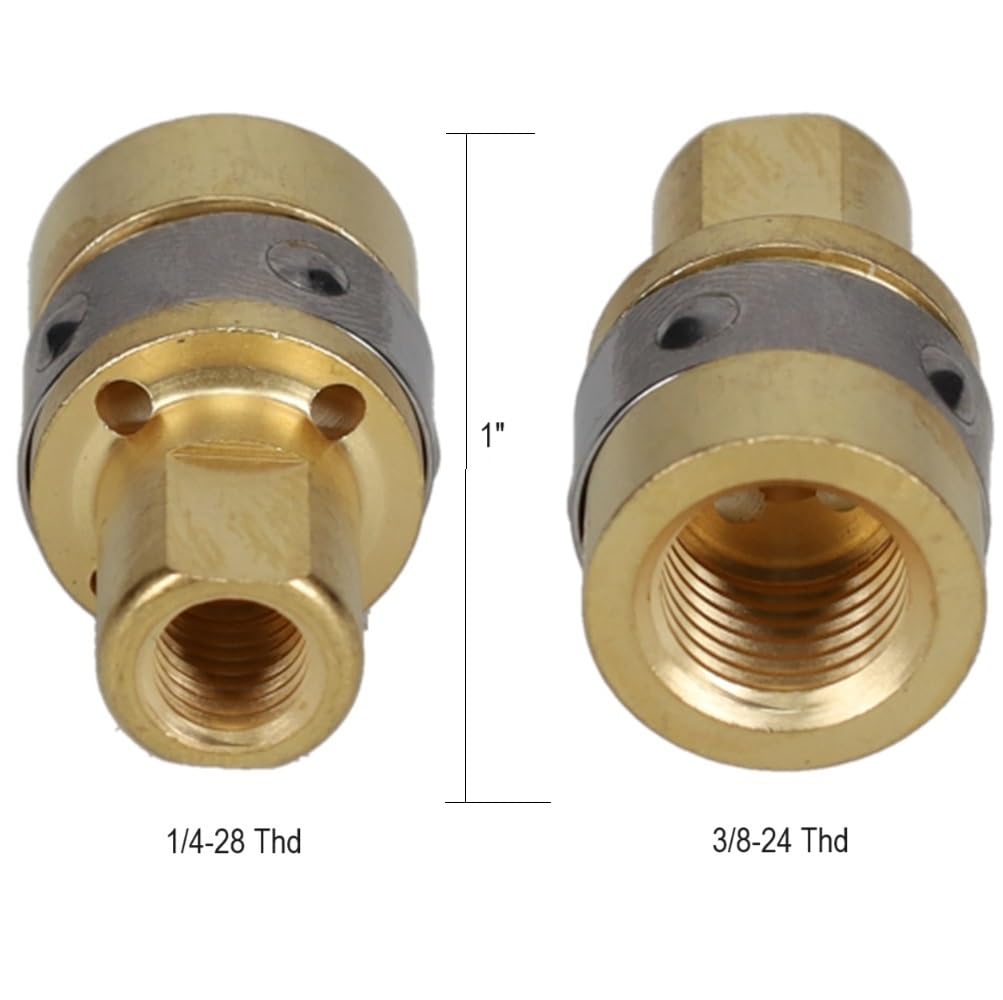 STARTECHWELD 169-716 Mig Gas Diffuser Mig Adapters for Miller M10, M15 and Hobart H9, H10 Guns (Pack of 5)