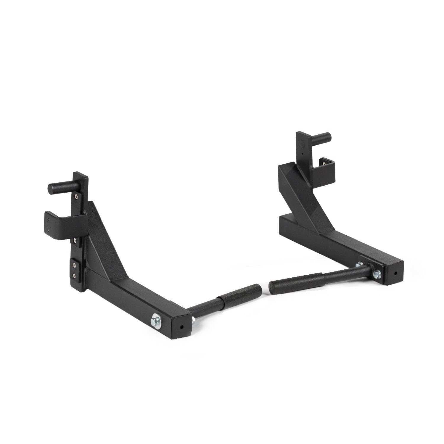 Titan Fitness T-2 Series Dip Bars, J-Hook Style Rack Mounted Dip Attachment, 880 LB Capacity, Fits 2â€ X 2â€ Tubular Steel