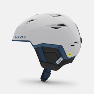 giro grid spherical mips ski helmet - snowboard helmet for men & women - matte pow/grey - size m (55.5-59cm)