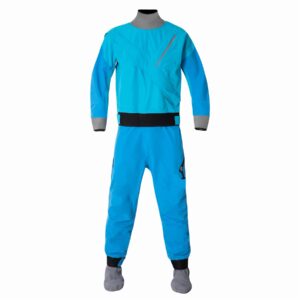 dry suits for women in cold water front zip,kayaking equipment,demanding whitewater paddling,ocean padding,neoprene diving,river snorkeling (blue, xls)