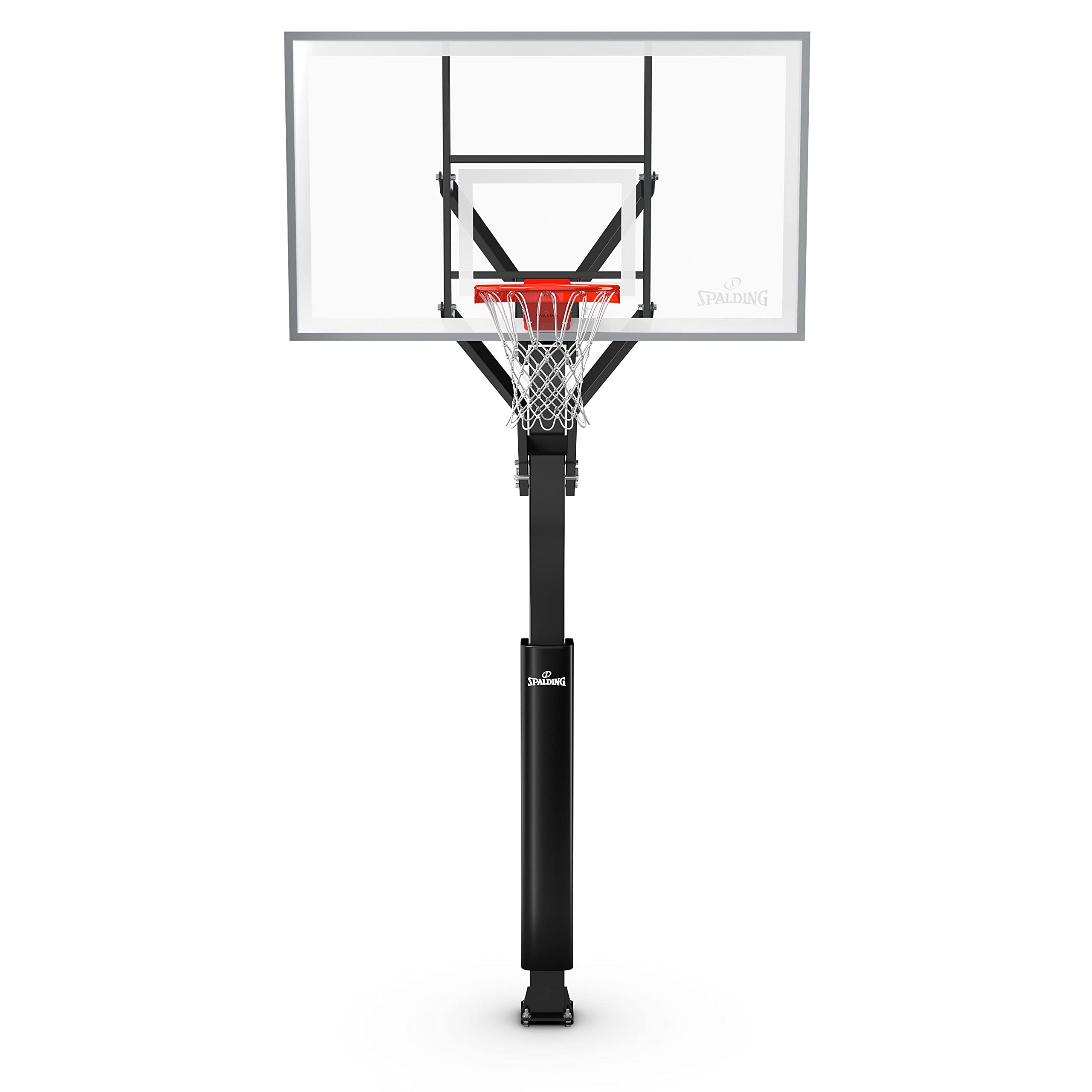 Spalding 888™" Series 72" Tempered Glass In-Ground Basketball Hoop