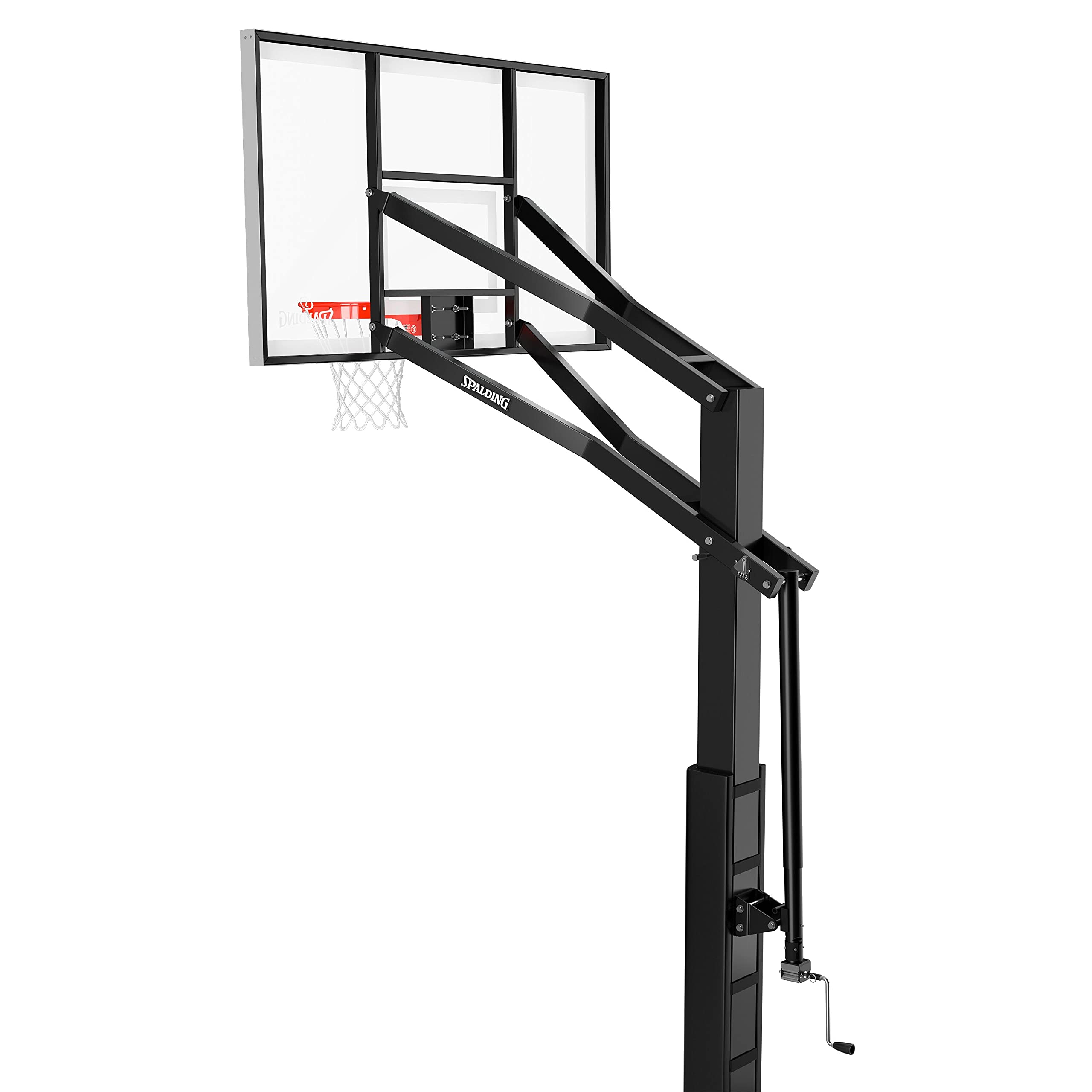 Spalding 888™" Series 72" Tempered Glass In-Ground Basketball Hoop