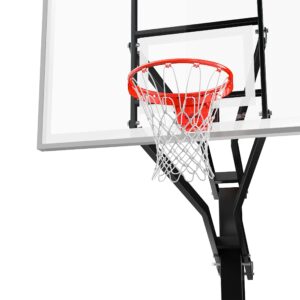 Spalding 888™" Series 72" Tempered Glass In-Ground Basketball Hoop