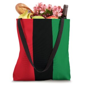 Pan African Flag UNIA Black Liberation African American Afro Tote Bag