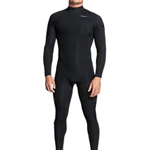 Quiksilver Mens Everyday Sessions 4/3 Back Zip Wetsuit - Black | Medium