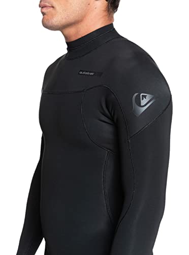 Quiksilver Mens Everyday Sessions 4/3 Back Zip Wetsuit - Black | Medium