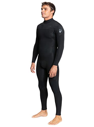 Quiksilver Mens Everyday Sessions 4/3 Back Zip Wetsuit - Black | Medium