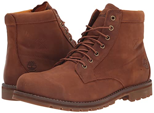 Timberland Men's Redwood Falls Waterproof Boots, Rust Full Grain, 10