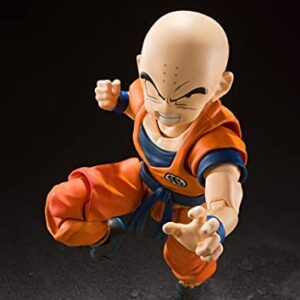 TAMASHII NATIONS - Dragon Ball Z - Krillin Earth's Strongest Man, Bandai Spirits S.H.Figuarts Action Figure