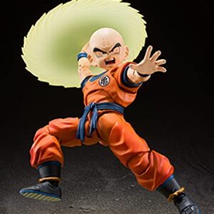 TAMASHII NATIONS - Dragon Ball Z - Krillin Earth's Strongest Man, Bandai Spirits S.H.Figuarts Action Figure