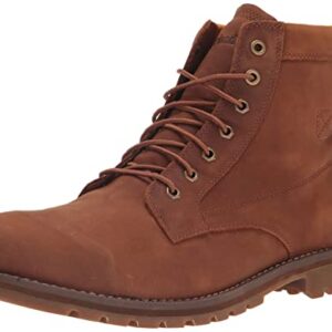 Timberland Men's Redwood Falls Waterproof Boots, Rust Full Grain, 10