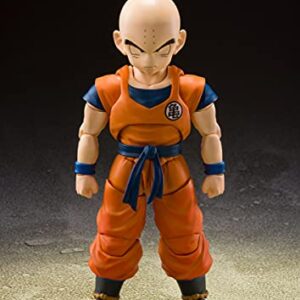 TAMASHII NATIONS - Dragon Ball Z - Krillin Earth's Strongest Man, Bandai Spirits S.H.Figuarts Action Figure