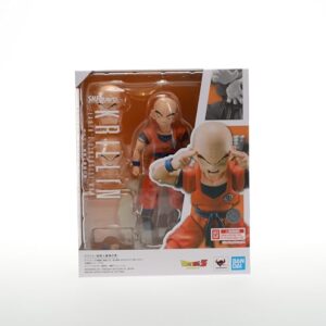 TAMASHII NATIONS - Dragon Ball Z - Krillin Earth's Strongest Man, Bandai Spirits S.H.Figuarts Action Figure