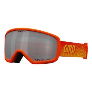 Giro Ringo Ski Goggles - Snowboard Goggles for Men, Women & Youth - Orange Cover Up Strap with Vivid Onyx Lens