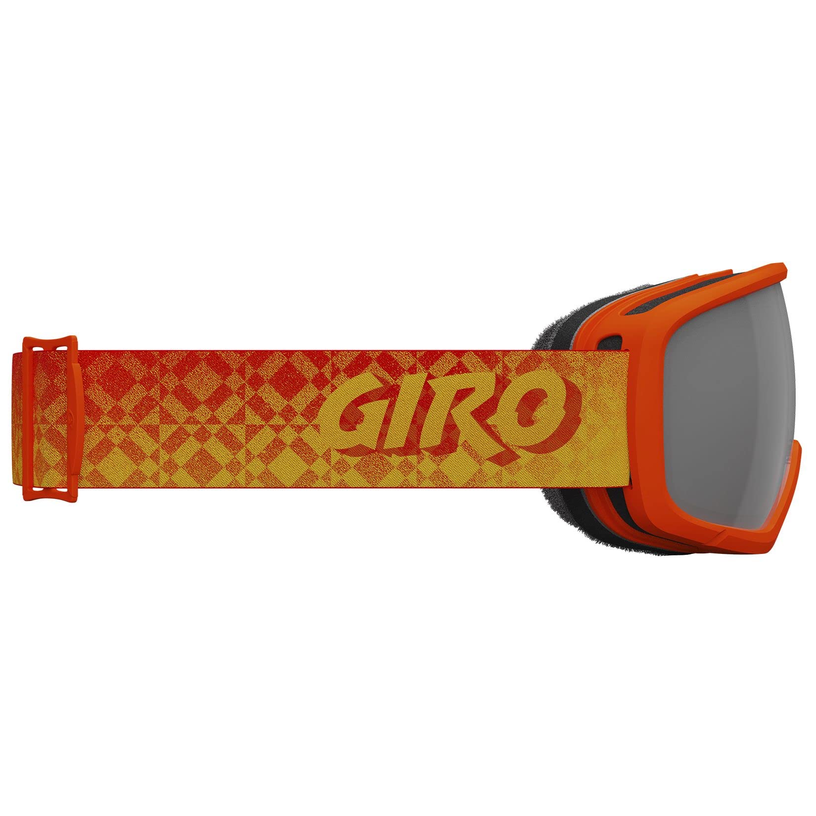 Giro Ringo Ski Goggles - Snowboard Goggles for Men, Women & Youth - Orange Cover Up Strap with Vivid Onyx Lens