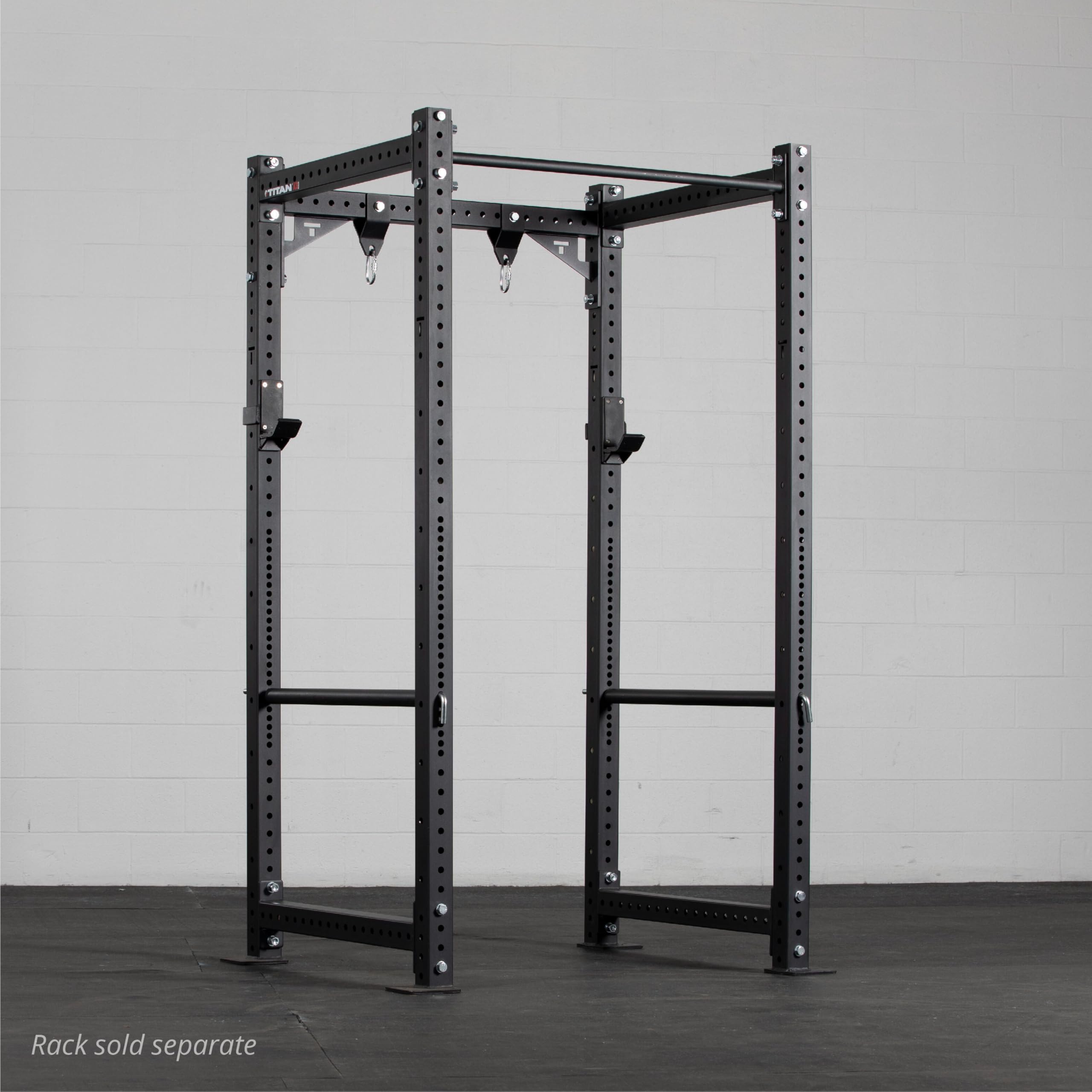 Titan Fitness Pair of Shackles Fit X-3 Series Power Racks, 500 LB Capacity, Fits on 3" x 3" Crossmember