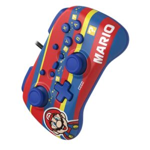 HORI Nintendo Switch HORIPAD Mini (Mario) Wired Controller Pad - Officially Licensed By Nintendo