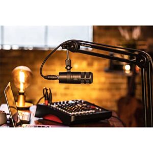 Audio-Technica AT2040 Hypercardioid Dynamic Podcast Microphone (at 2040), XLR,Black