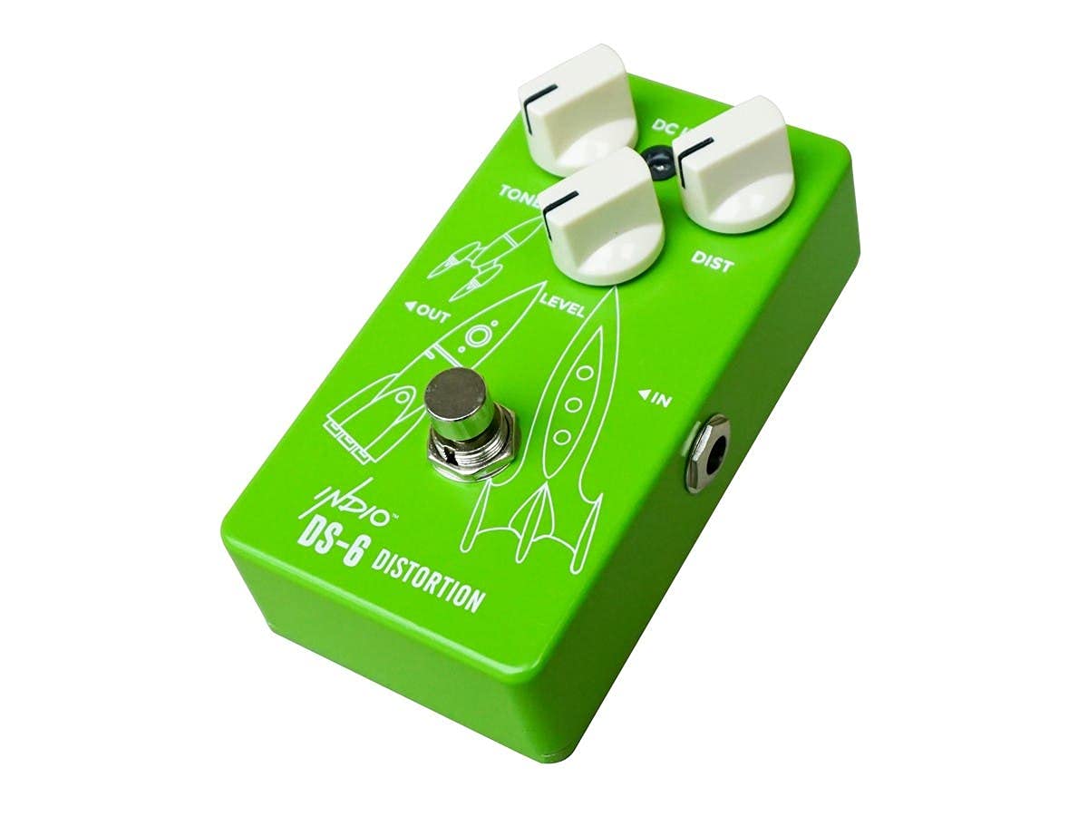 Monoprice Analog Vintage Distortion Full-Size Guitar Effect Pedal - DS-6, True Bypass - Indio Series