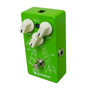 Monoprice Analog Vintage Distortion Full-Size Guitar Effect Pedal - DS-6, True Bypass - Indio Series